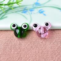Lampwork Beads, Frog, handmade Approx 2mm 