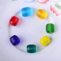 Handgefertigte Lampwork Perlen, handgemacht, gemischt, 10x10mm, Bohrung:ca. 2mm, verkauft von PC
