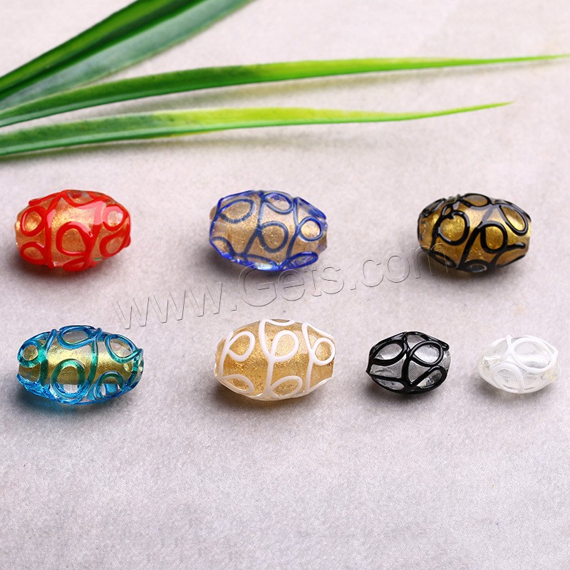 Perles murano faites à la main , chalumeau, fait à la main, normes différentes pour le choix & mélangé, Trou:Environ 2mm, Vendu par PC