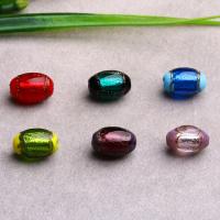 Handgefertigte Lampwork Perlen, handgemacht, gemischt, 16x11mm, Bohrung:ca. 2mm, verkauft von PC