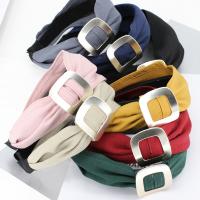 Hair Bands, Satin, with Zinc Alloy, for woman 70mm 