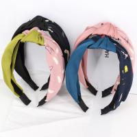 Hair Bands, Satin, with Cloth & for woman, 70mm 