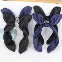 Hair Bands, Satin, Bowknot & iron-on & for woman, 50mm 