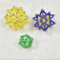 Puzzle Square Magnetic Ball Cube Fidget Toys , Plastic, with Iron, for children, 28mm, 12mm 