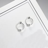 Sterling Silver Drop Earring, 925 Sterling Silver, platinum plated, hypo allergic & for woman  
