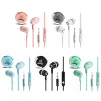 Corded Earphone Earbuds Headphones, TPE, with Silicone & Plastic, for 3.5mm computer interface device & for cellphone 3.5mm Approx 47 Inch 