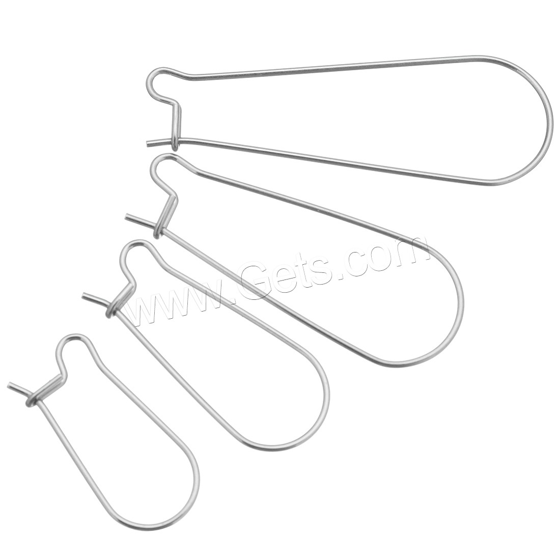 Stainless Steel Hook Earwire, different size for choice, original color, Sold By PC