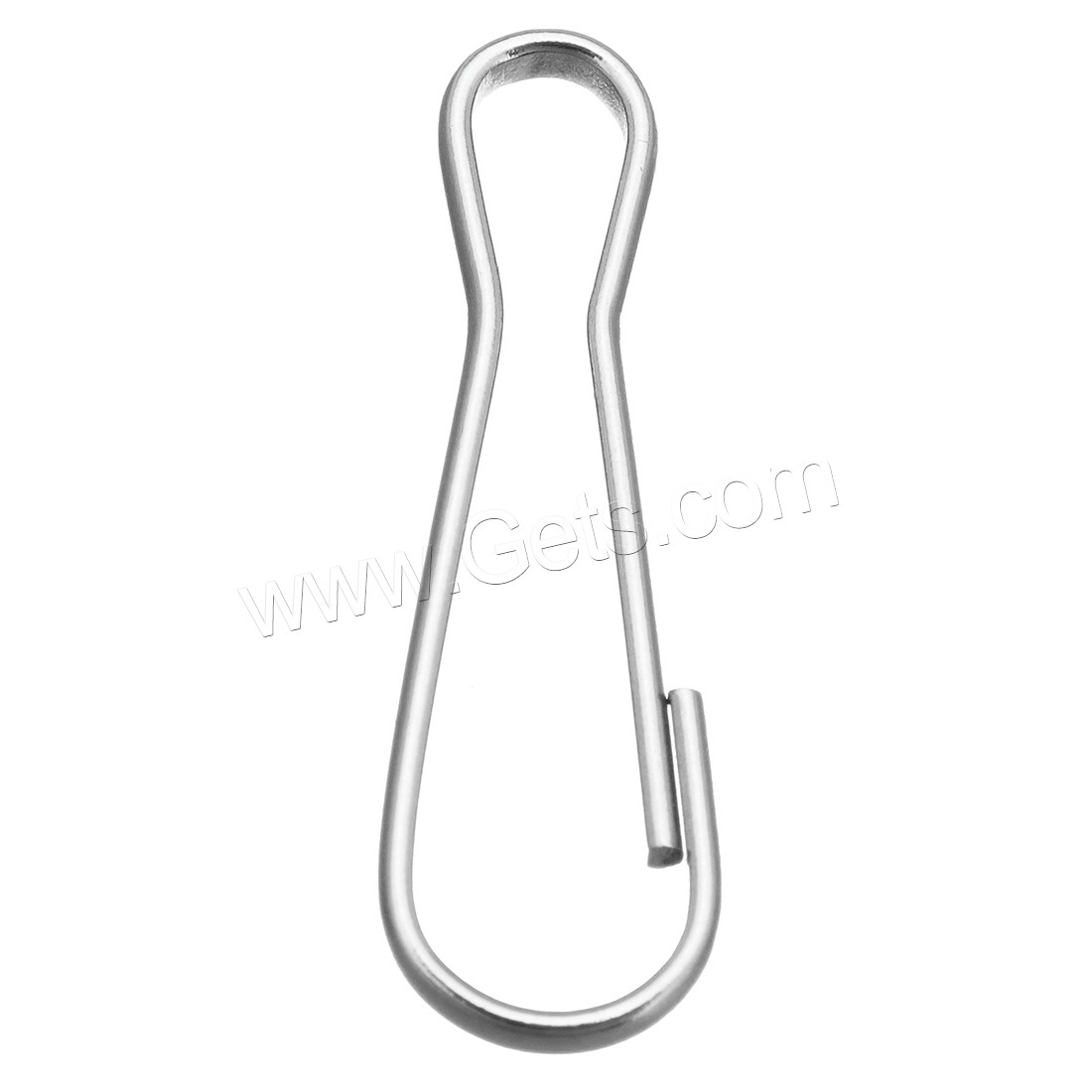 Stainless Steel Key Clasp, different size for choice, original color, Sold By PC