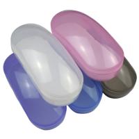 Plástico caja para gafa, transparente, Color aleatorio, 161x67x60mm, Vendido por UD