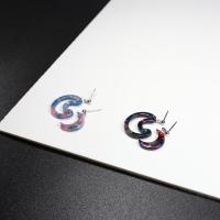 Asymmetric Earrings, 925 Sterling Silver, with Resin, Moon, hypo allergic & for woman 44.55 