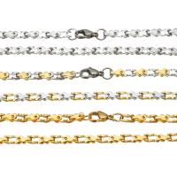 Мода нержавеющей стали ожерелье цепь, нержавеющая сталь, Другое покрытие, Женский, Много цветов для выбора длина:Приблизительно 22 дюймовый, продается Strand