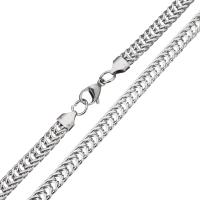 Мода нержавеющей стали ожерелье цепь, нержавеющая сталь, Женский, оригинальный цвет длина:Приблизительно 22 дюймовый, продается Strand
