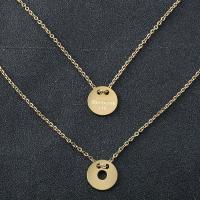 Stainless Steel Jewelry Necklace, real gold plated, oval chain & for woman & Approx 29.1 Inch 