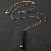 Нержавеющая сталь свитер цепи ожерелье, нержавеющая сталь, Другое покрытие, Овальный цепь & Женский, 4mm, 8mm, 60mm, длина:Приблизительно 30.7 дюймовый, продается Strand