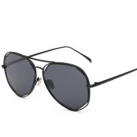Mode Sonnenbrillen, Zinklegierung, mit PC Kunststofflinse, plattiert, ultraviolette Anti & für Frau, keine, frei von Blei & Kadmium, 143x55x135mm, verkauft von PC