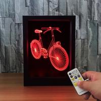LED lampe de nuit en coloré, Acrylique, avec interface USB & avec la lumière led & changer de couleur automatic & modèles différents pour le choix Vendu par PC