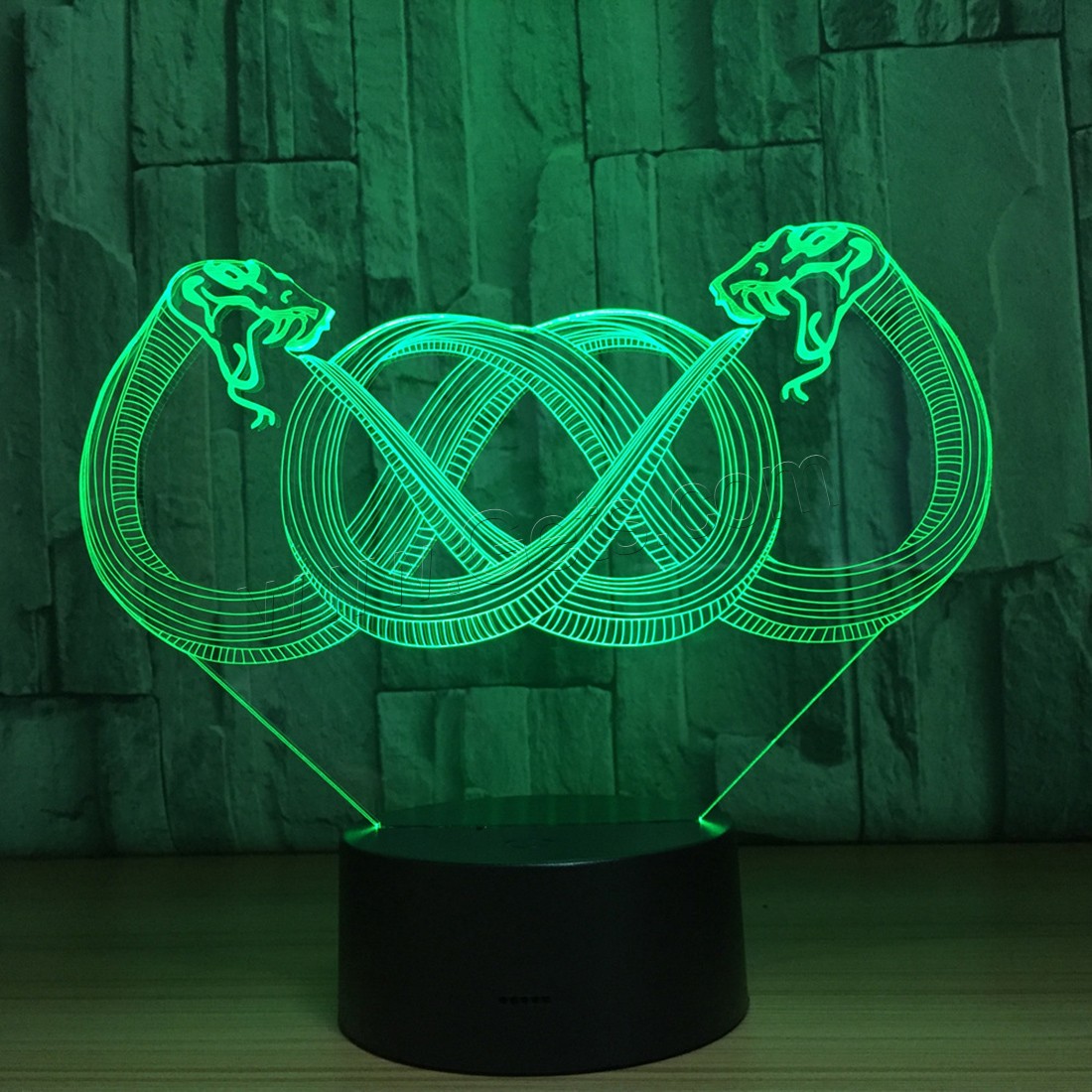 LED Colorful Night Lamp, Acrylic, with ABS Plastic, Different Shape for Choice & with USB interface & with LED light & change color automaticly & different styles for choice, 640x350x470mm, Sold By PC