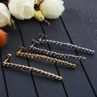 Stainless Steel Stud Earring, plated, for woman & with rhinestone 