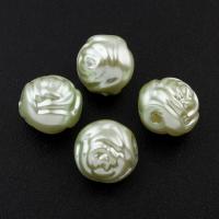 Acrylic Beads, Flower, 9mm Approx 1.5mm, Approx 