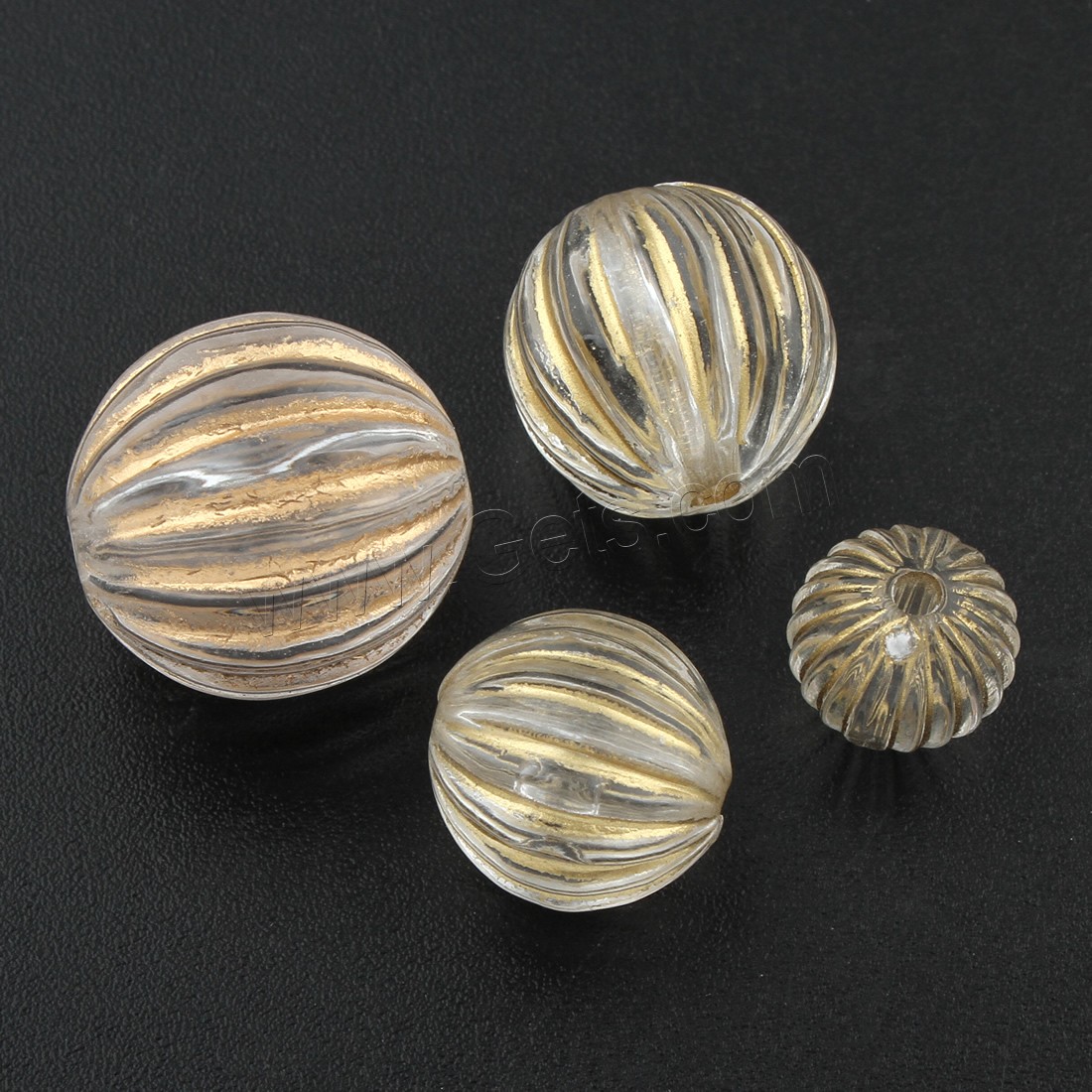 Acrylic Beads, different size for choice, Hole:Approx 1, 1.5, 2mm, Sold By Bag