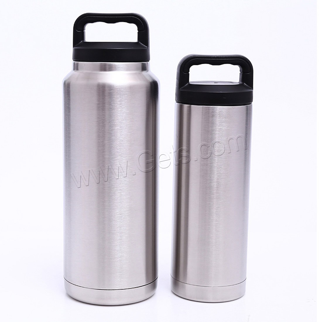 Water Bottles & Cups, 304 Stainless Steel, with Plastic, different size for choice, original color, Sold By PC