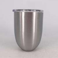 304 Stainless Steel Vacuum Mug, with Plastic, original color 