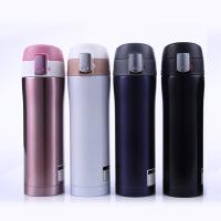 Water Bottles & Cups, 304 Stainless Steel, with Plastic, Column, with painted 