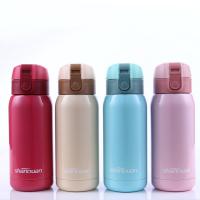 Water Bottles & Cups, 304 Stainless Steel, with Plastic, with painted & with letter pattern 