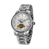 Stainless Steel Watch Bracelet, with Glass, Japanese movement, plated, Life water resistant & for man Approx 10 Inch 