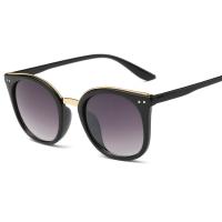 Mode Sonnenbrillen, Zinklegierung, mit PC Kunststofflinse, goldfarben plattiert, ultraviolette Anti & für Frau, keine, frei von Blei & Kadmium, 144x47x138mm, verkauft von PC