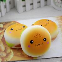 Missley Relieve Stress Squishy Toys, PU革(ポリ塩化ビニール、ポリウレタン), パン, 100mm, 5パソコン/バッグ, 売り手 バッグ
