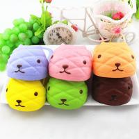 Missley Relieve Stress Squishy Toys, PU革(ポリ塩化ビニール、ポリウレタン), スリッパ, ミックスカラー 5パソコン/バッグ, 売り手 バッグ