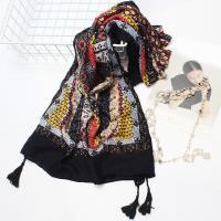 Mantones de moda, Tela de algodón, Rectángular, diferentes patrones para la opción & para mujer, 180x90cm, Vendido por Sarta