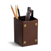 PU Leather Pencil Holder, Collapsible 