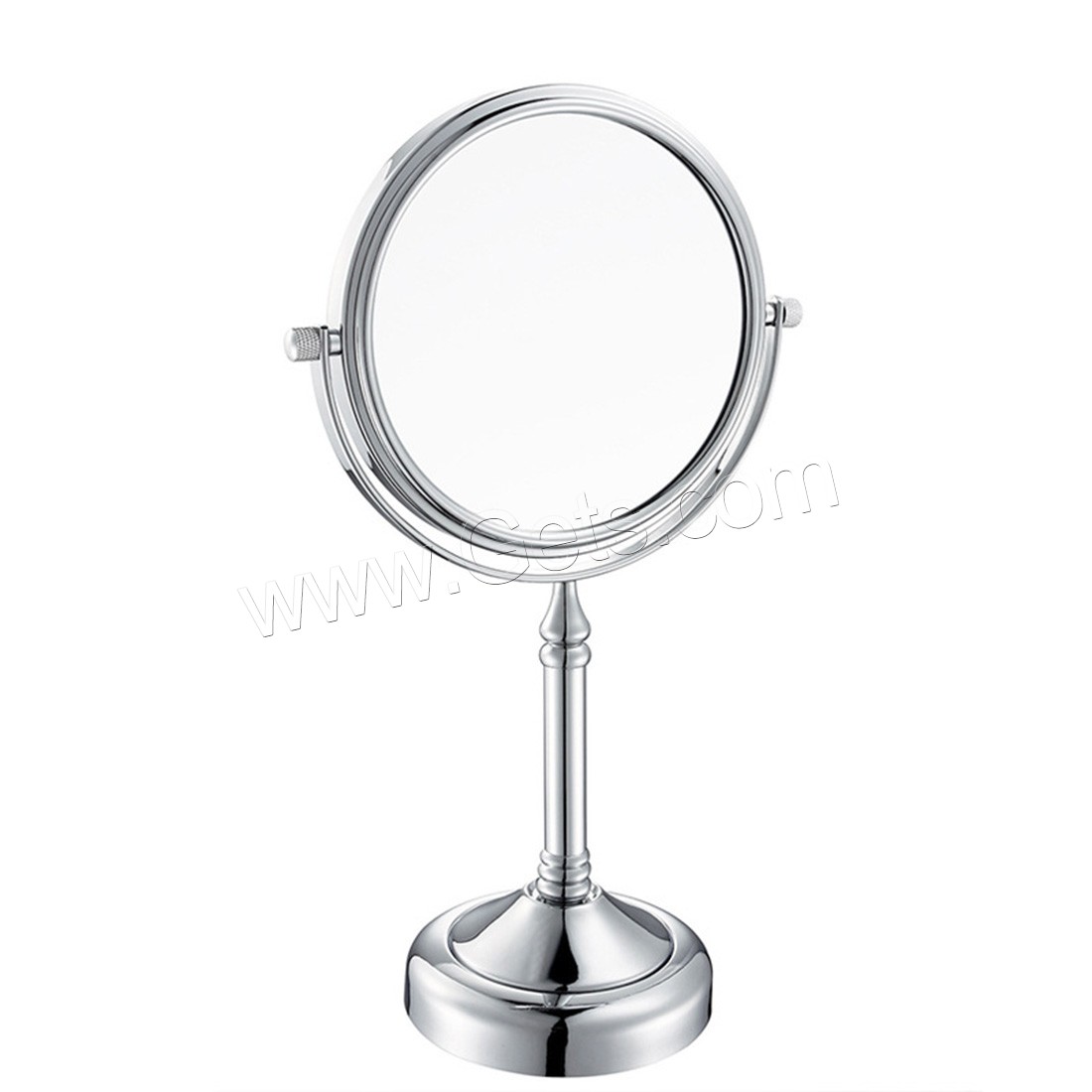 Латунь косметическое зеркало, с Стеклянный, покрытый платиной, вращающийся & разный размер для выбора & двусторонний, продается PC