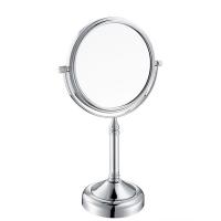 Brass Cosmetic Mirror, with Glass, platinum plated, rotatable & double-sided 