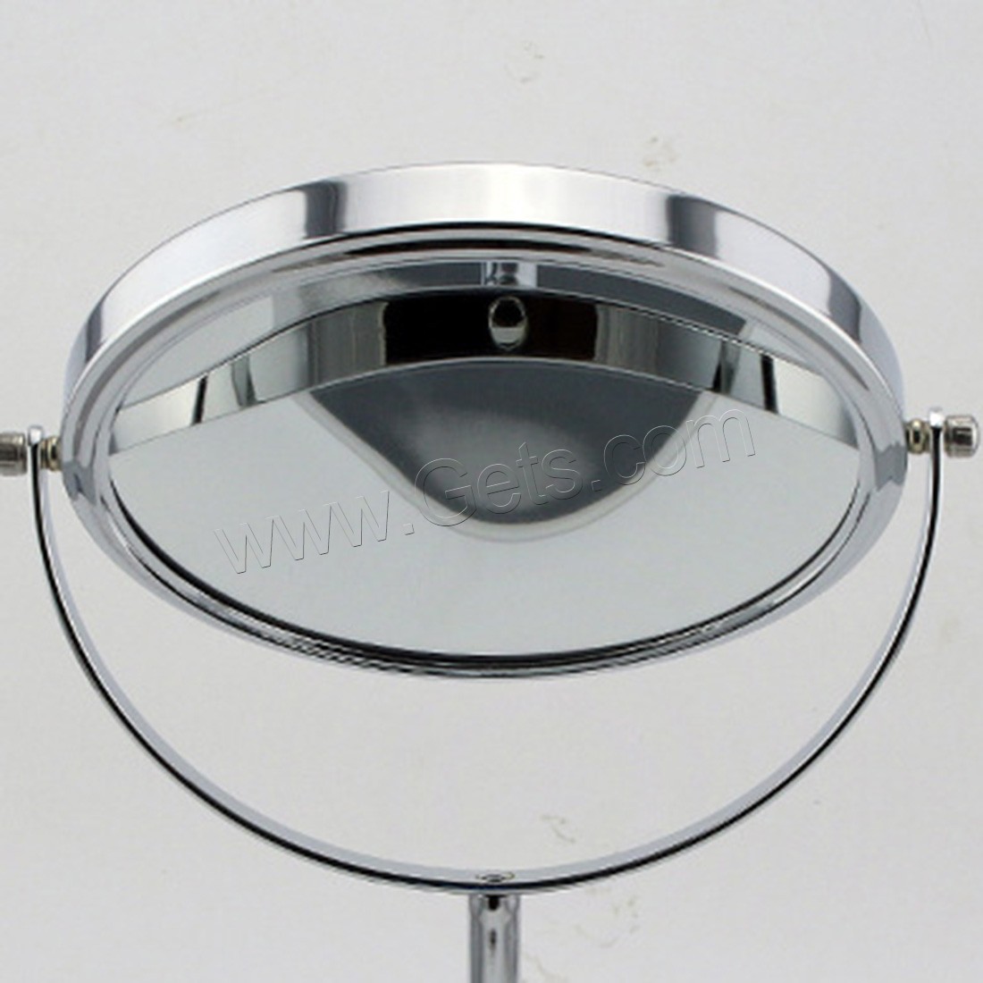 Espejo cosmético de hierro, fundición, con Vidrio, rotativo & diverso tamaño para la opción & cara doble, Vendido por UD
