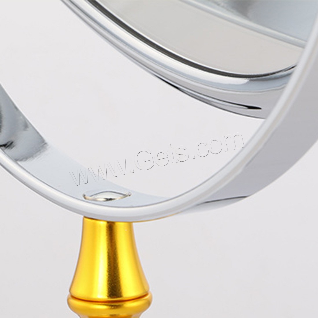 Miroir cosmétique de fer, avec verre, rotatif & normes différentes pour le choix & double face, Vendu par PC