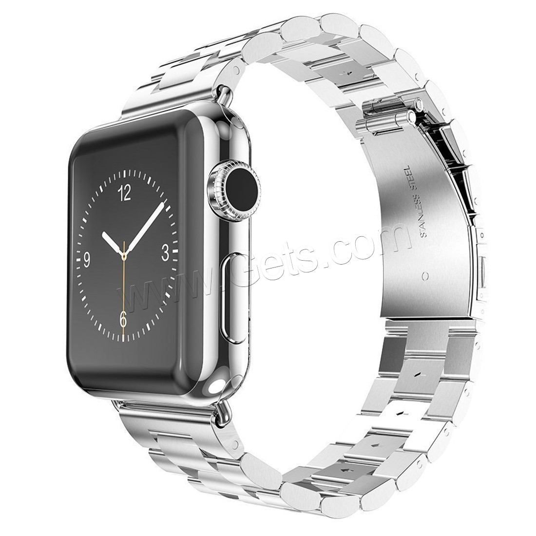 Stainless Steel Watch Band, plated, for apple watch & Unisex & different size for choice, more colors for choice, Length:Approx 8.5 Inch, Sold By PC