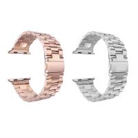 acier inoxydable bracelet de montre, Placage, pour montre apple & unisexe & normes différentes pour le choix, plus de couleurs à choisir Environ 8.5 pouce, Vendu par PC