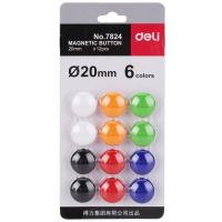 Plastic Magnetic Buttons, with Iron, with magnetic, 20mm 