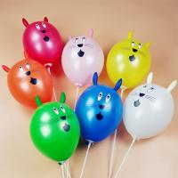 Nylon Luftballon, LatexMilchsaft, Zufällige Farbe, 450mm, verkauft von PC