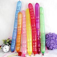 Nylon Luftballon, LatexMilchsaft, Zufällige Farbe, 1260mm, ca. 100PCs/Tasche, verkauft von Tasche
