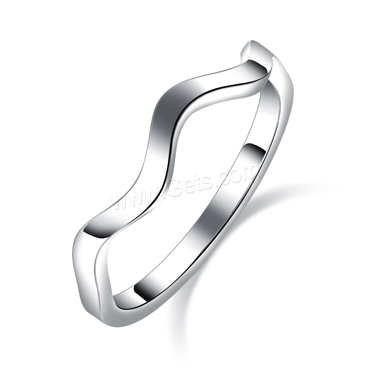 チタン鋼の指環, チタン鋼, メッキ, 異なるサイズの選択 & 女性用, 無色, 2.5mm, 売り手 パソコン