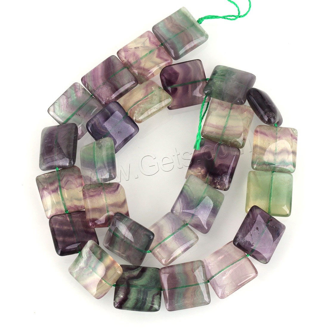 Purple Fluorite Beads,  Square, different size for choice, Hole:Approx 1mm, Length:Approx 15 Inch, Sold By Strand
