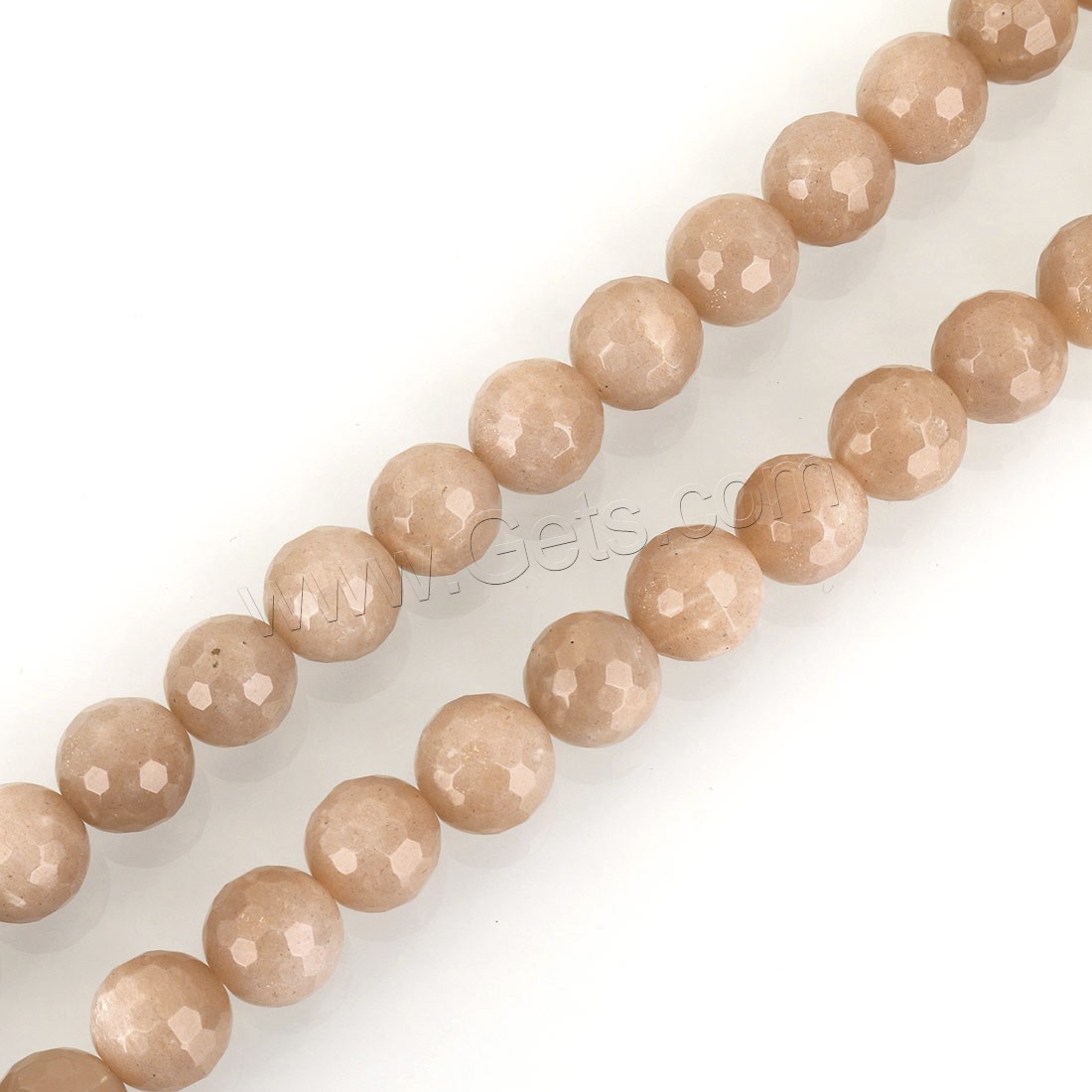 Natural Moonstone Beads, Round, different size for choice & faceted, Hole:Approx 1mm, Length:Approx 15 Inch, Sold By Strand