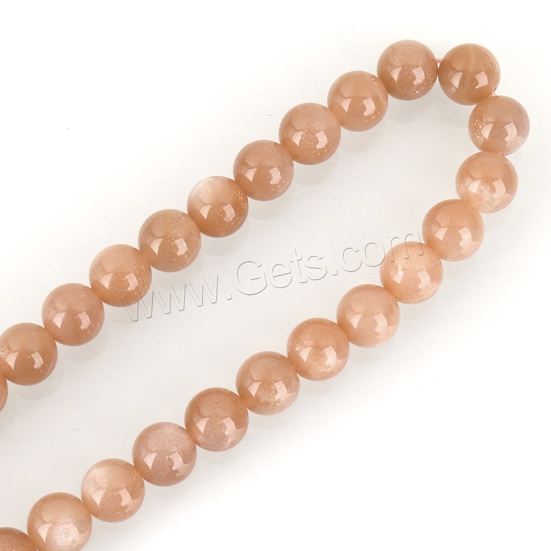 Natural Moonstone Beads, Round, different size for choice, Hole:Approx 1mm, Length:Approx 15.5 Inch, Sold By Strand