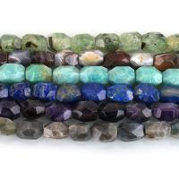Mixed Gemstone Beads, Drum & faceted, 16-18x12-15x12-15mm Approx 1.5mm Approx 15-15.5 Inch, Approx 21- 