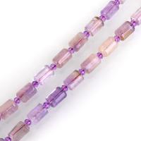 天然紫水晶のビーズ, アメトリン, 円柱型 穴:約 1mm, 長さ:約 15 インチ, 約 26パソコン/ストランド, 売り手 ストランド