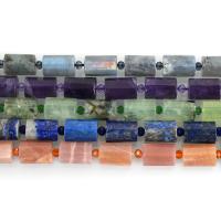 Mixed Gemstone Beads, Column & faceted Approx 1mm Approx 15 Inch, Approx 